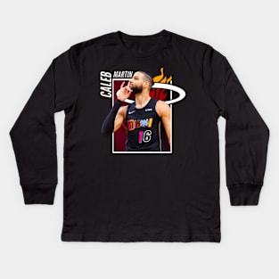 Caleb Martin//aesthetic art for fans Kids Long Sleeve T-Shirt